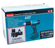 Mașină de înșurubat cu acumulator MAKITA DDF453SYX5 18V 1.5Ah-6