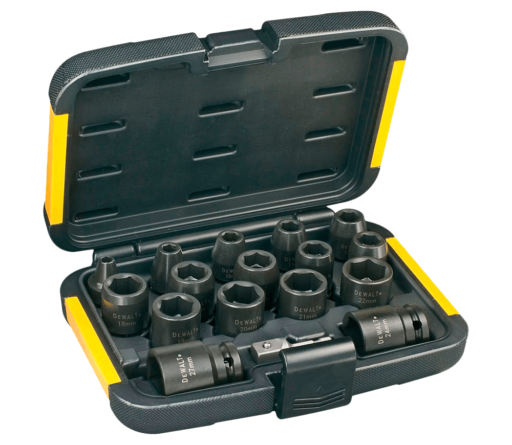 Set 17 duze tubulare de impact DEWALT DT7506 6-27mm photo