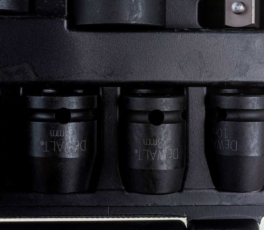 Набор 9 ударных головок DEWALT DT7507 10-27мм photo 2