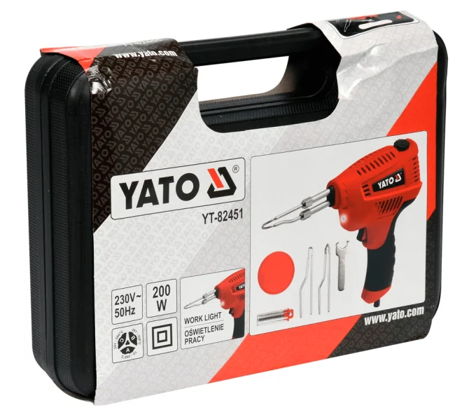 Импульсный паяльник YATO YT82451 200вт 500°C 230 В-5