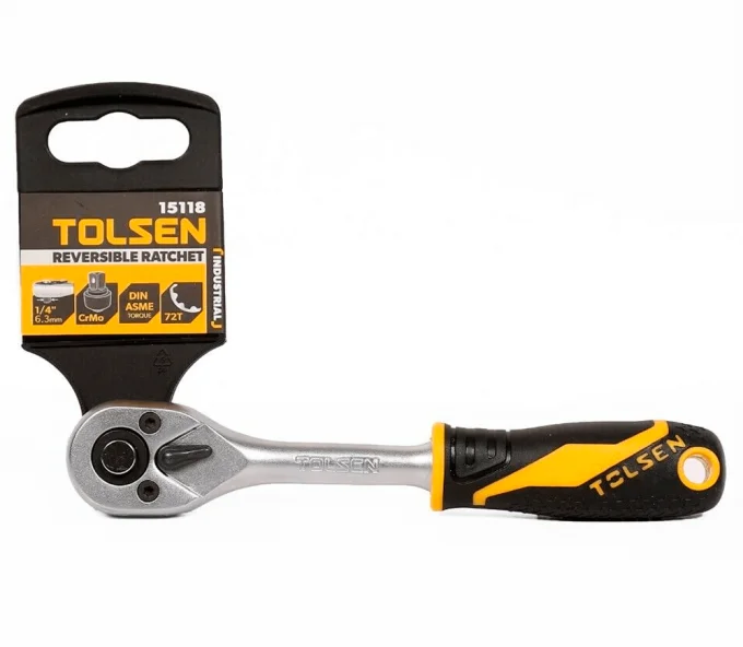 Cheie cu clichet Tolsen 15118 1/4" 155mm-3