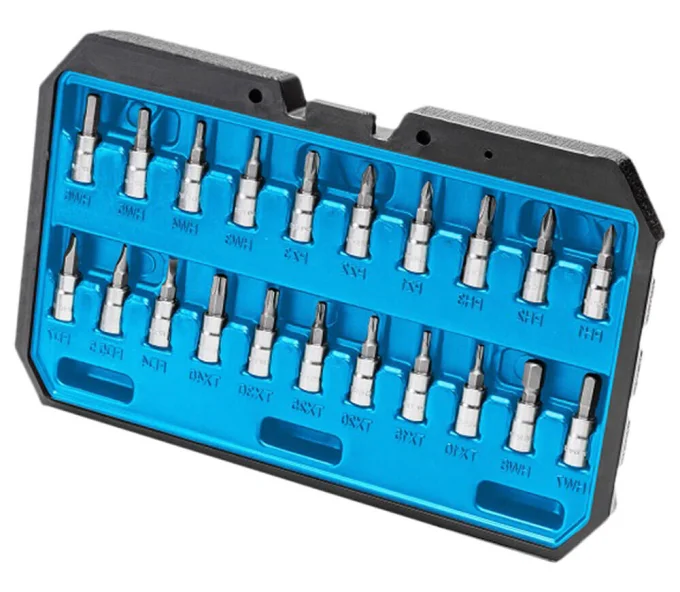 Set 46 duze tubulare și biți HOEGERT HT1R416 4-14mm-2