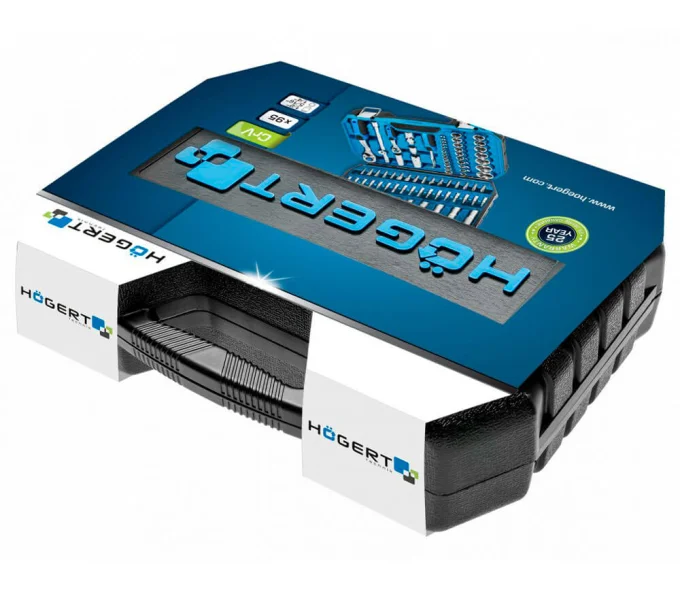 Set 95 duze tubulare și biți HOEGERT HT1R426 4-32mm-6