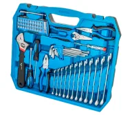 Set chei combinate, duze tubulare și biți HOEGERT HT1R439 131unit. 4-32mm 1/2-1/4-3/8"-2