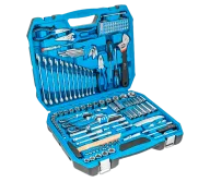 Set chei combinate, duze tubulare și biți HOEGERT HT1R439 131unit. 4-32mm 1/2-1/4-3/8"-1