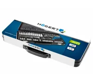 Set 63 duze tubulare și biți HOEGERT HT1R486 4-14mm-4