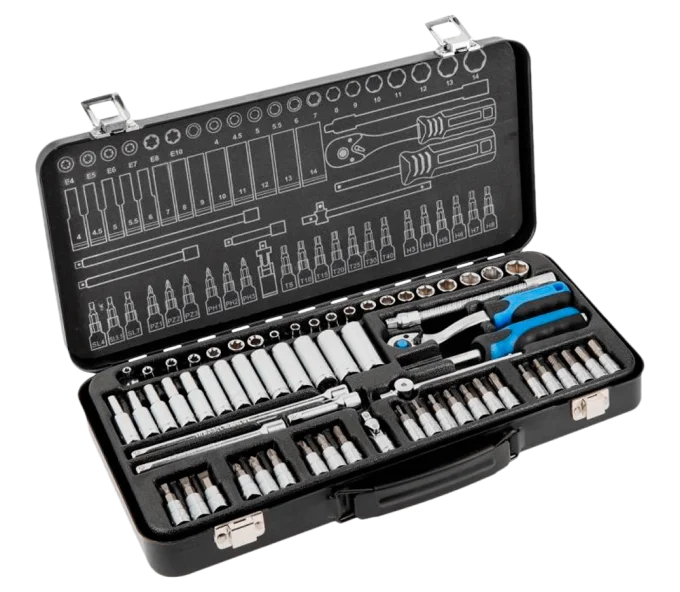 Set 63 duze tubulare și biți HOEGERT HT1R486 4-14mm-1