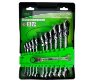 Set 12 chei combinate cu clichet și articulație JBM 51318 8x19mm-1