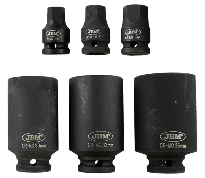 Set 6 duze tubulare de impact JBM 52337 14-36mm-2