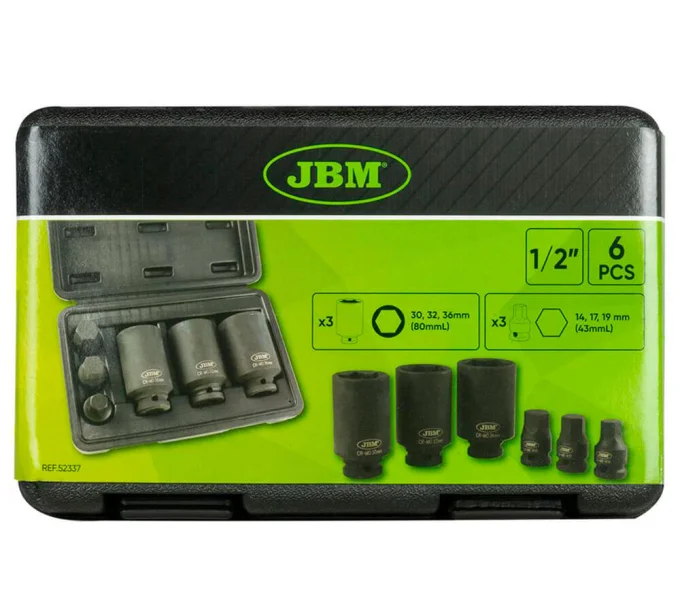 Set 6 duze tubulare de impact JBM 52337 14-36mm-6