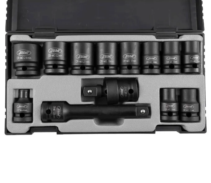 Набор 13 ударных глубоких головок JBM 52341 10-24мм-3