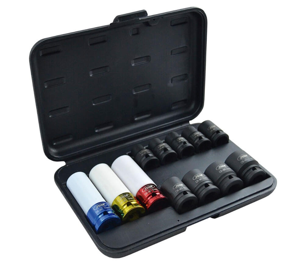 Set 12 duze tubulare de impact JBM 52343 10-27mm photo 0