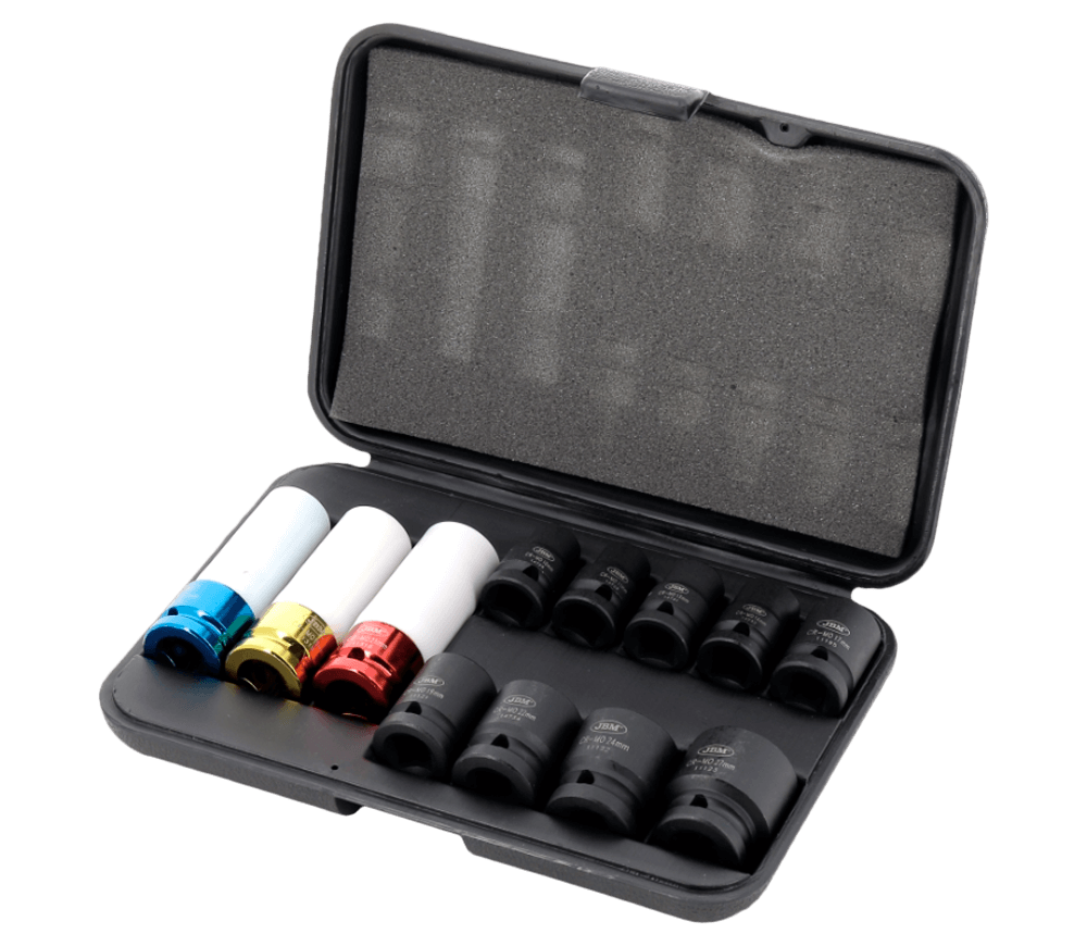 Set 12 duze tubulare de impact JBM 52343 10-27mm photo