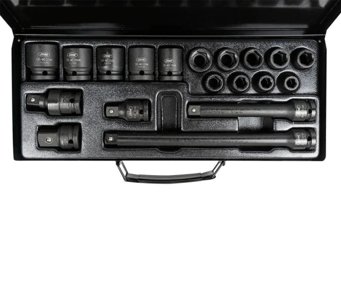Набор 19 ударных глубоких головок JBM 52345 10-27мм-4