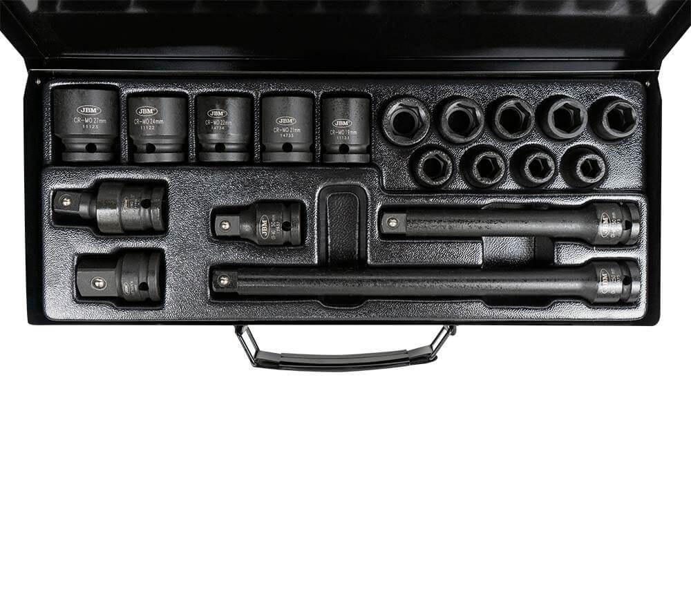 Set 19 duze tubulare de impact JBM 52345 10-27mm photo 2