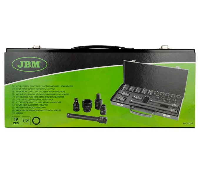 Набор 19 ударных глубоких головок JBM 52345 10-27мм-7