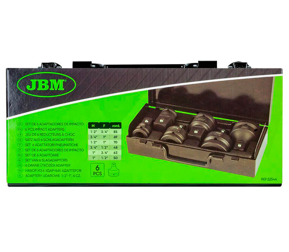 Set 6 adaptoare duze tubulare de impact JBM 52544 photo 4