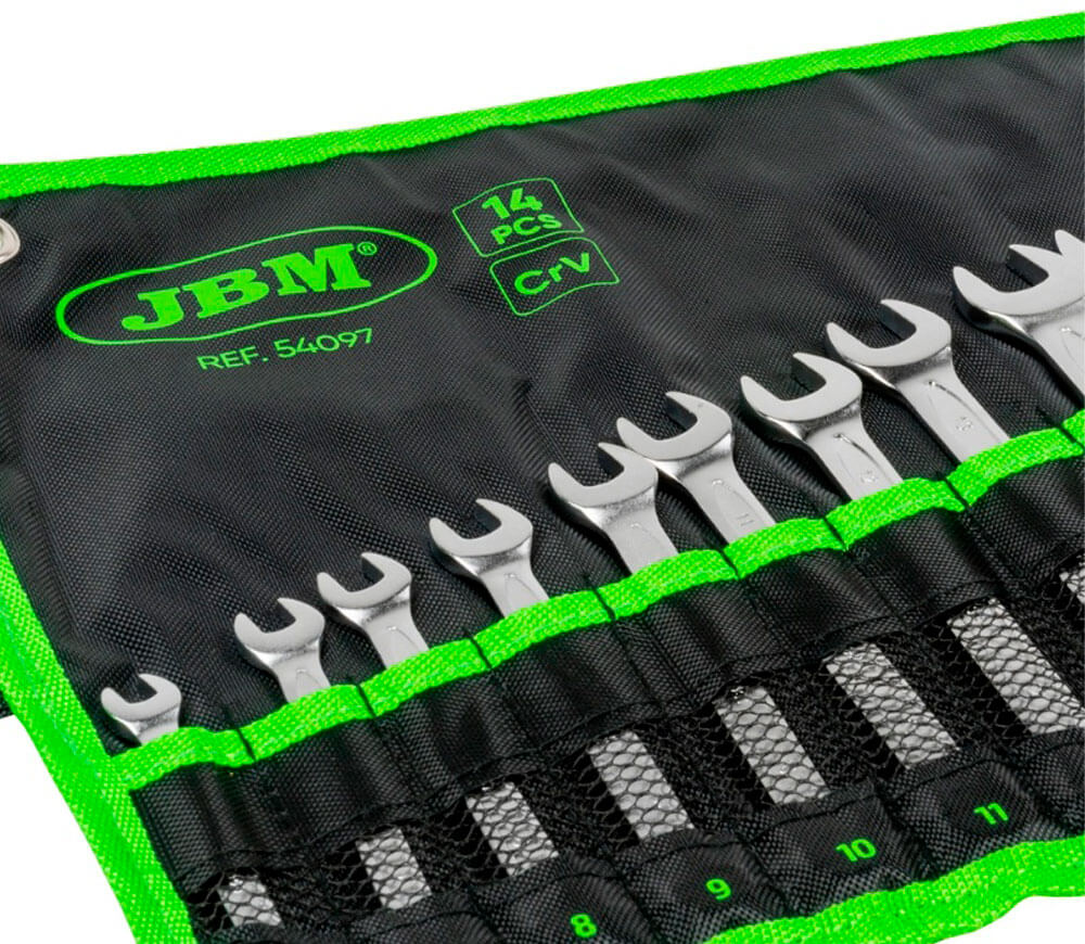 Set 14 chei combinate JBM 54097 6x19mm photo 0