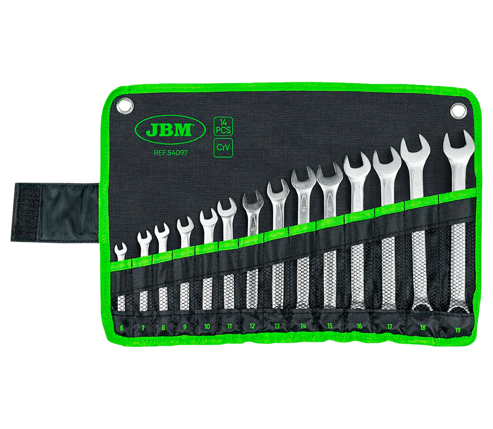 Set 14 chei combinate JBM 54097 6x19mm photo