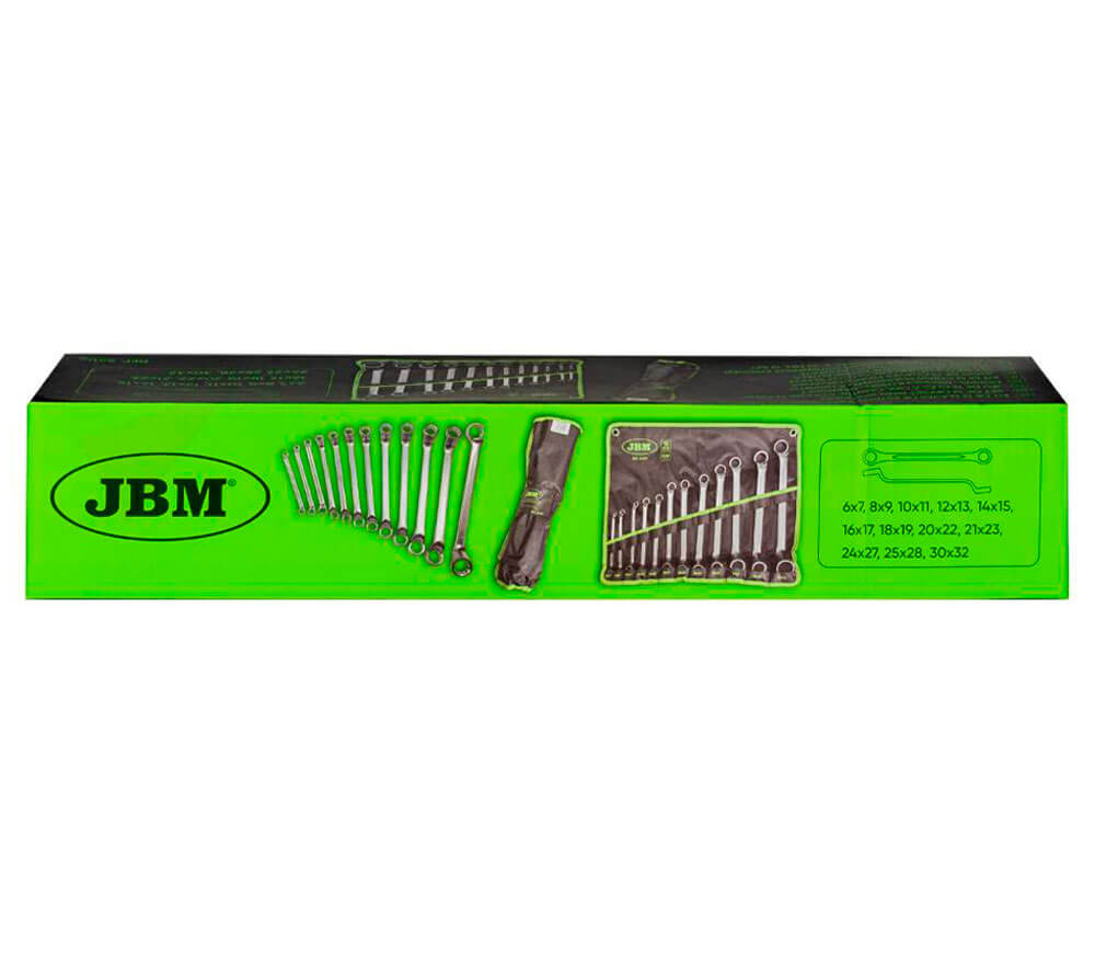 Set 12 chei inelare bilaterale JBM 54119 6x32mm photo 2