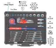 Set scule manuale KWB K370740 51unit.-7