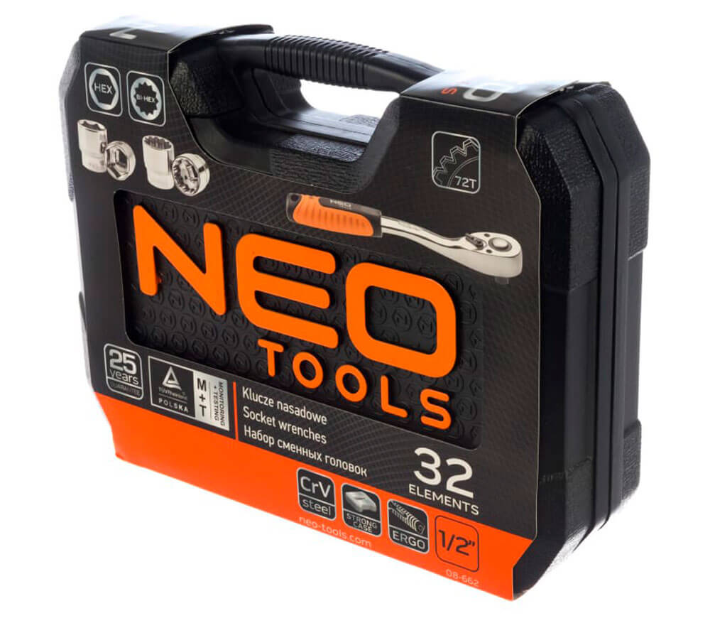 Set 32 duze tubulare NEO TOOLS 08-662 8-32mm photo 2