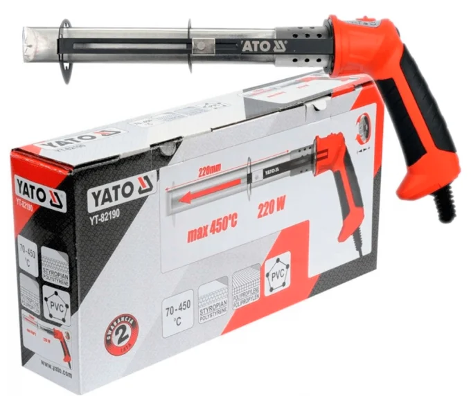 Cuțit termic pentru taiere polistiren YATO YT82190 220w 450°C 220 - 240 V-2