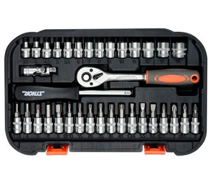 Set 38 duze tubulare și biți STHOR STH58640 3.5-14mm-3
