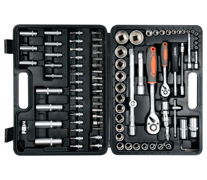 Set 94 duze tubulare și biți STHOR STH58687 4-32mm-2