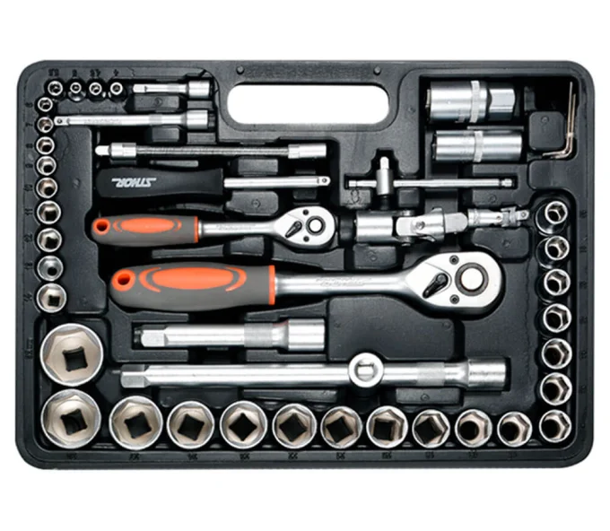 Set 94 duze tubulare și biți STHOR STH58687 4-32mm-3