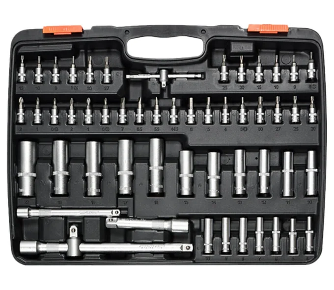 Set 173 duze tubulare și biți STHOR STH58688 4-32mm-3