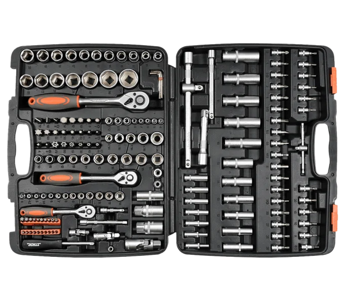 Set 173 duze tubulare și biți STHOR STH58688 4-32mm-1