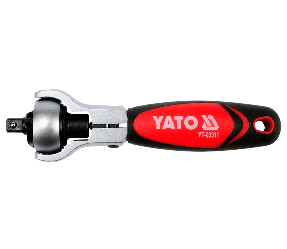 Трещотка с поворотной головкой YATO YT03311 1/4" 115мм photo