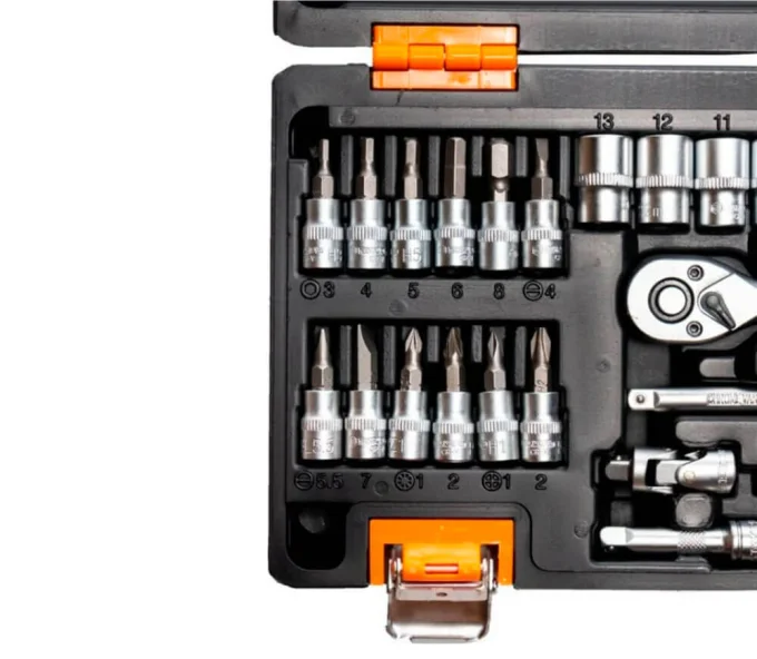 Set 29 duze tubulare și biți VIHRI 73671 4-13mm-5