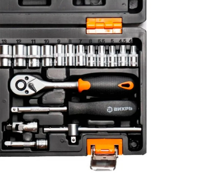 Set 29 duze tubulare și biți VIHRI 73671 4-13mm-6
