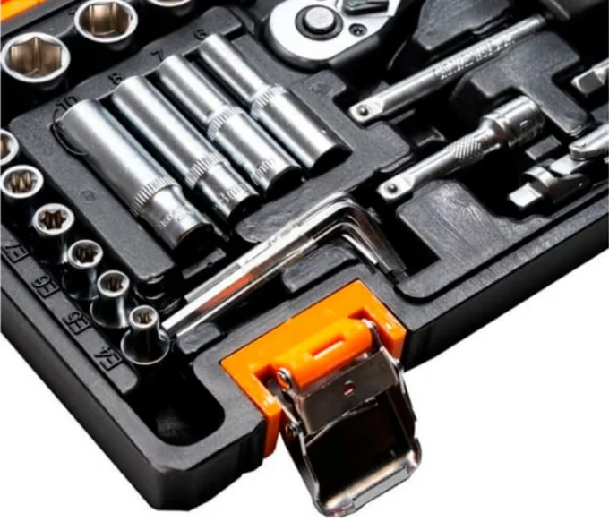 Set 57 duze tubulare și biți VIHRI 73672 4-14mm-6