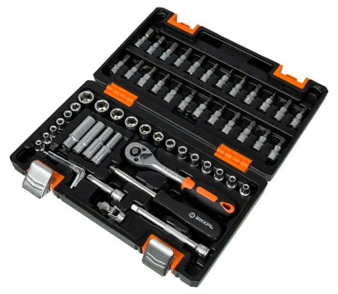 Set 57 duze tubulare și biți VIHRI 73672 4-14mm-3