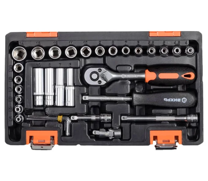 Set 57 duze tubulare și biți VIHRI 73672 4-14mm-4