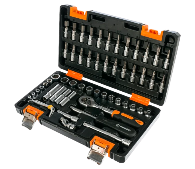 Set 57 duze tubulare și biți VIHRI 73672 4-14mm-1