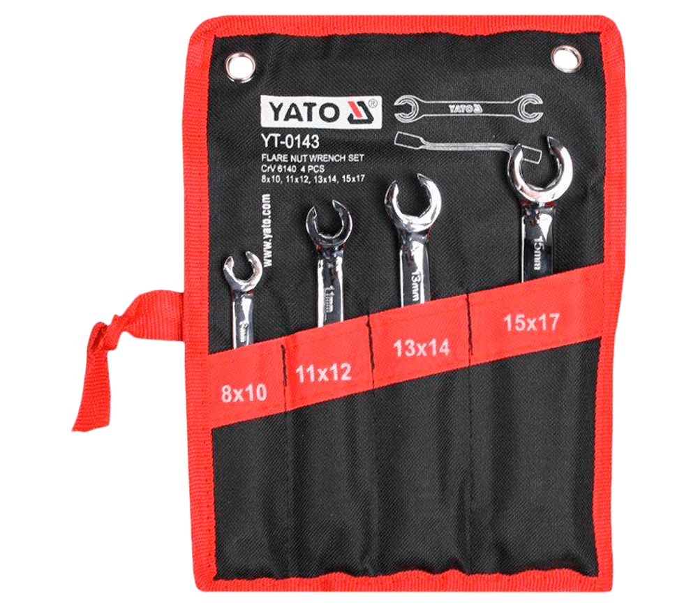 Набор 4 накидных ключей двусторонние YATO YT0143 8x17мм photo