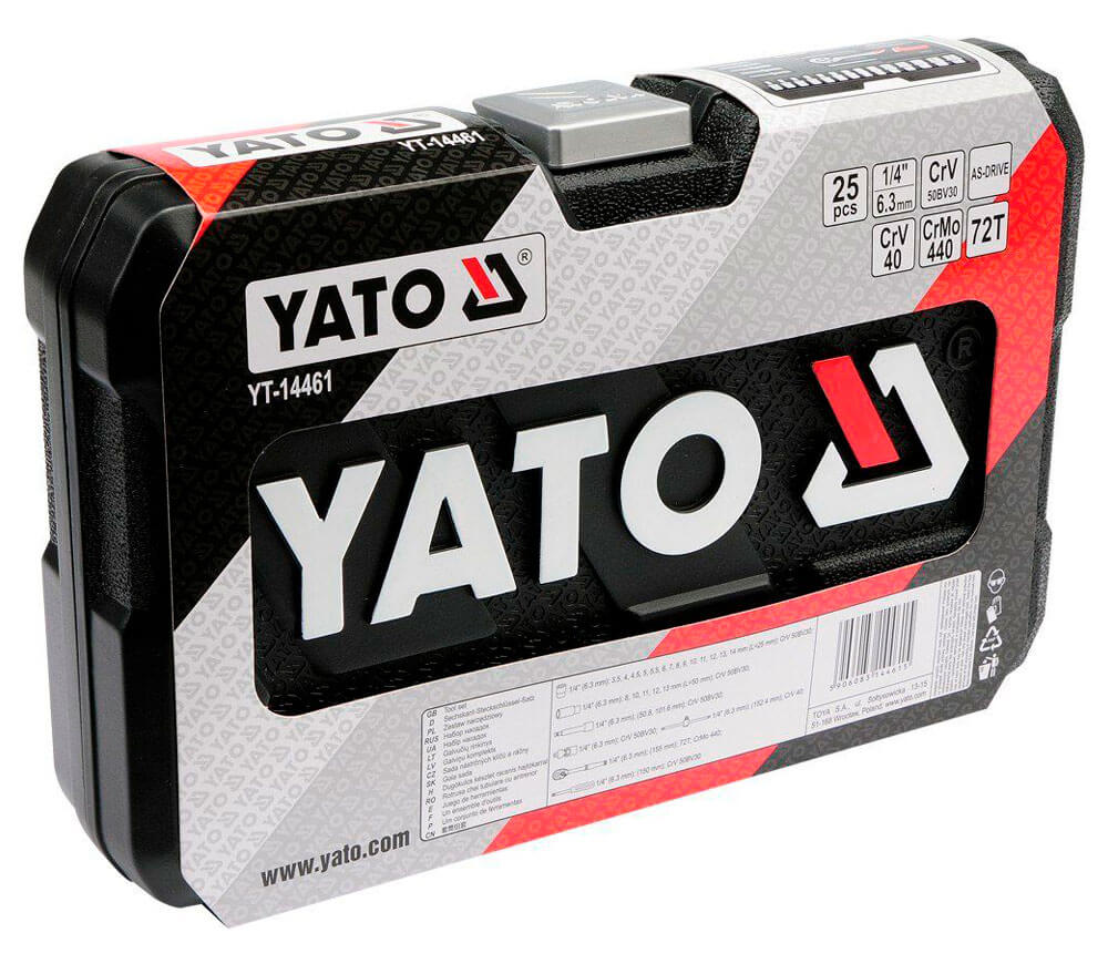 Set 25 duze tubulare YATO YT14461 3.5-14mm photo 2