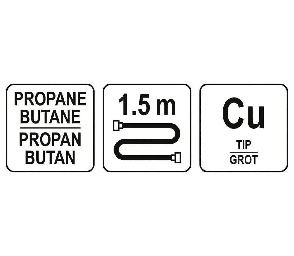 Arzător cu gaz YATO YT36701 photo 4