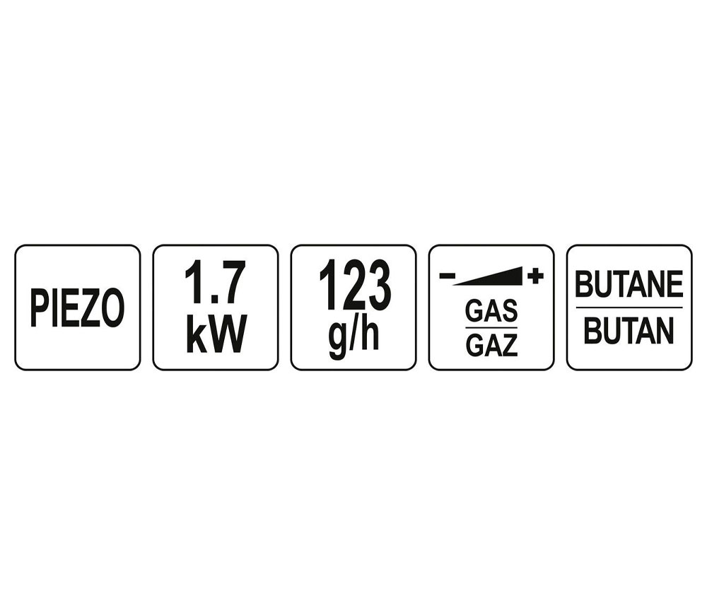 Arzător cu gaz YATO YT36720 123g/h photo 4