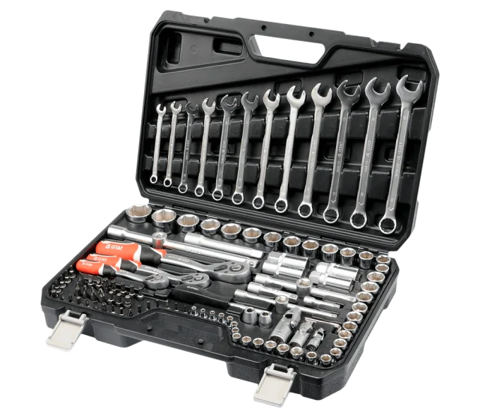 Set chei combinate, duze tubulare și biți YATO YT38831 111unit. 4-32mm 1/2-1/4-3/8"-1