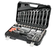 Set chei combinate, duze tubulare și biți YATO YT38831 111unit. 4-32mm 1/2-1/4-3/8"-1