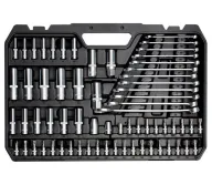 Set chei combinate, duze tubulare și biți YATO YT38841 216unit. 4-32mm 1/2-1/4-3/8"-4