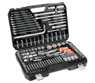 Set chei combinate, duze tubulare și biți YATO YT38872 128unit. 4-32mm 1/2-1/4-3/8"-1