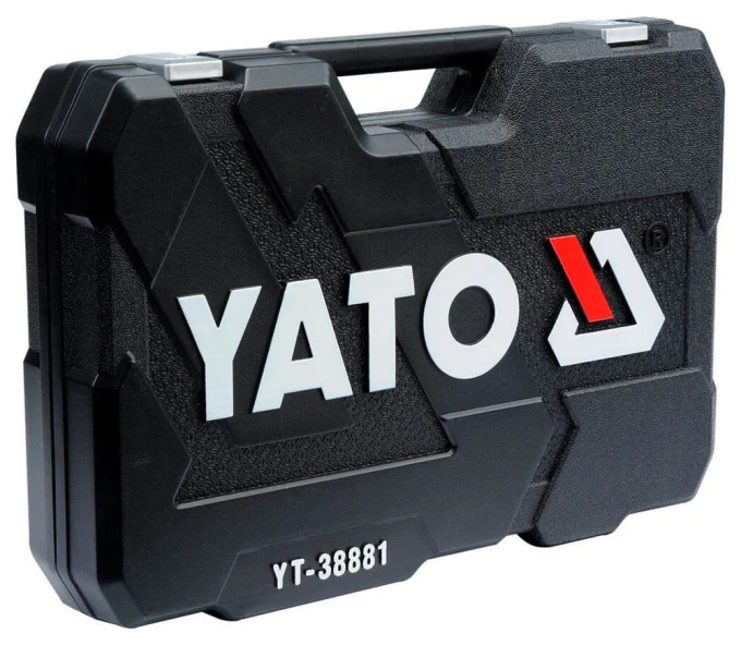 Set chei combinate, duze tubulare și biți YATO YT38881 129unit. 4-32mm 1/2-1/4-3/8"-4