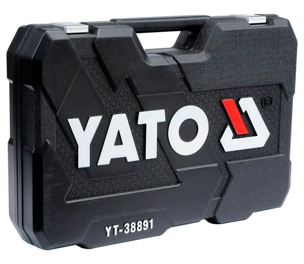 Набор комбинированных ключей, торцевые головки и бит YATO YT38891 109шт. 4-32мм 1/2-1/4" photo 3