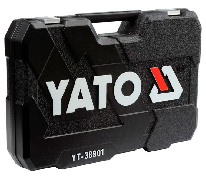 Набор комбинированных ключей, торцевые головки и бит YATO YT38901 122шт. 4-32мм 1/2-1/4"-4